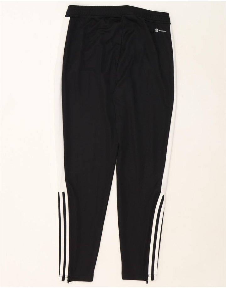 ADIDAS Womens Tracksuit Trousers UK 12/14 Medium  Black Polyester Vintage Adidas and Second-Hand Adidas from Messina Hembry 