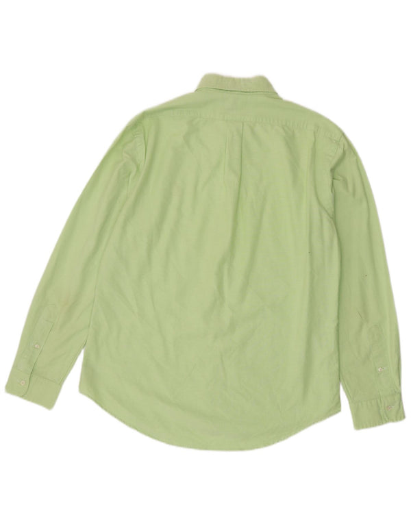 Polo Ralph Lauren Mens Stretch Oxford Slim Fit Shirt Large Green Cotton