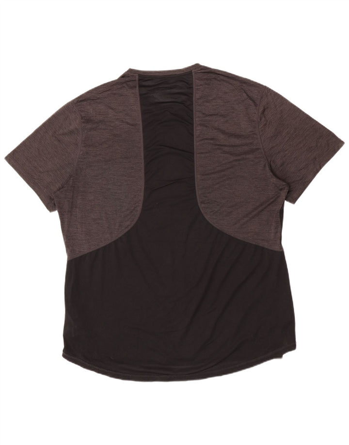 Umbro Mens T-Shirt Top 2XL Grey Colourblock Polyester