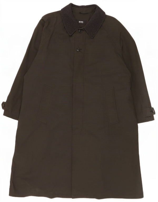 Hugo Boss Abrigo para hombre EU 54 2XL Algodón caqui