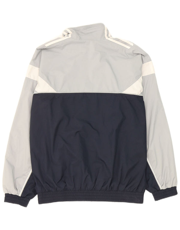 Adidas Veste de survêtement pour homme UK 38/40 Bleu marine moyen Colourblock