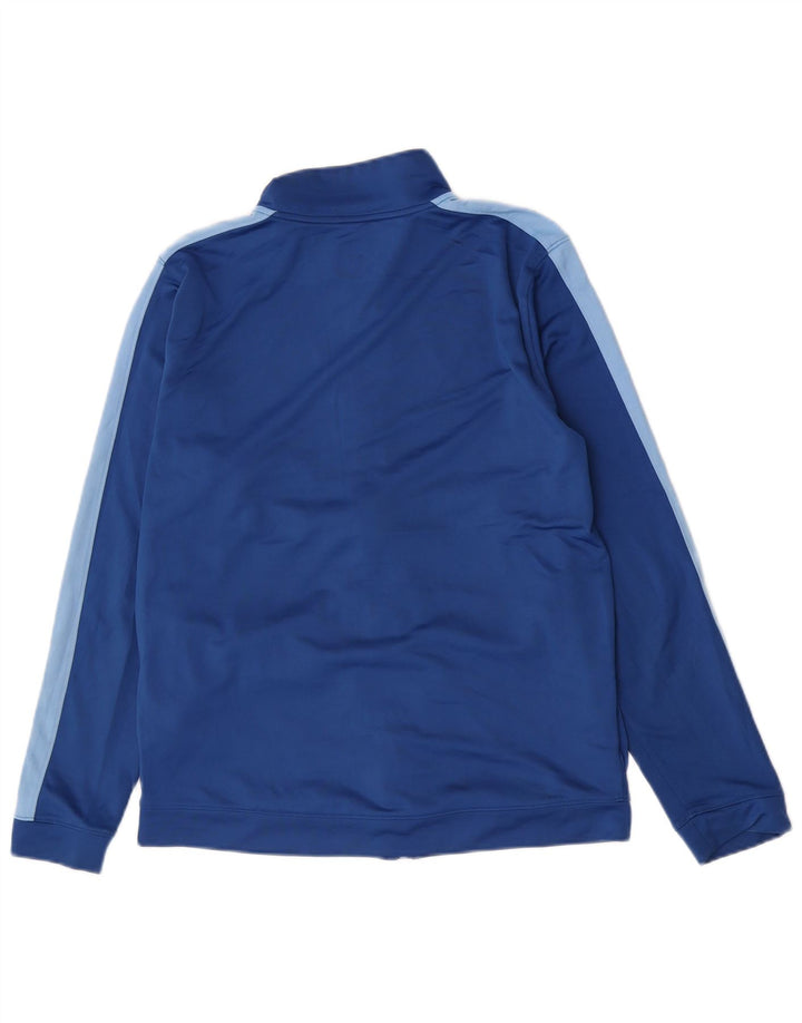 Under Armour Mens Tracksuit Top Jacket Large Blue Colourblock Polyester