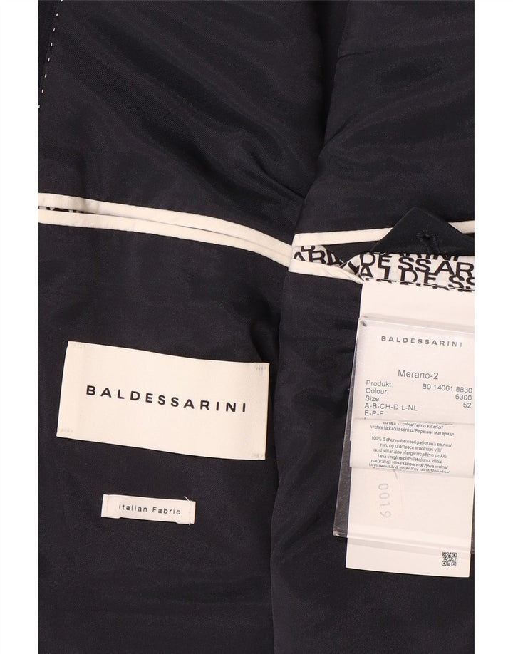 Baldessarini Mens 2 Button Blazer Jacket IT 52 XL Navy Blue