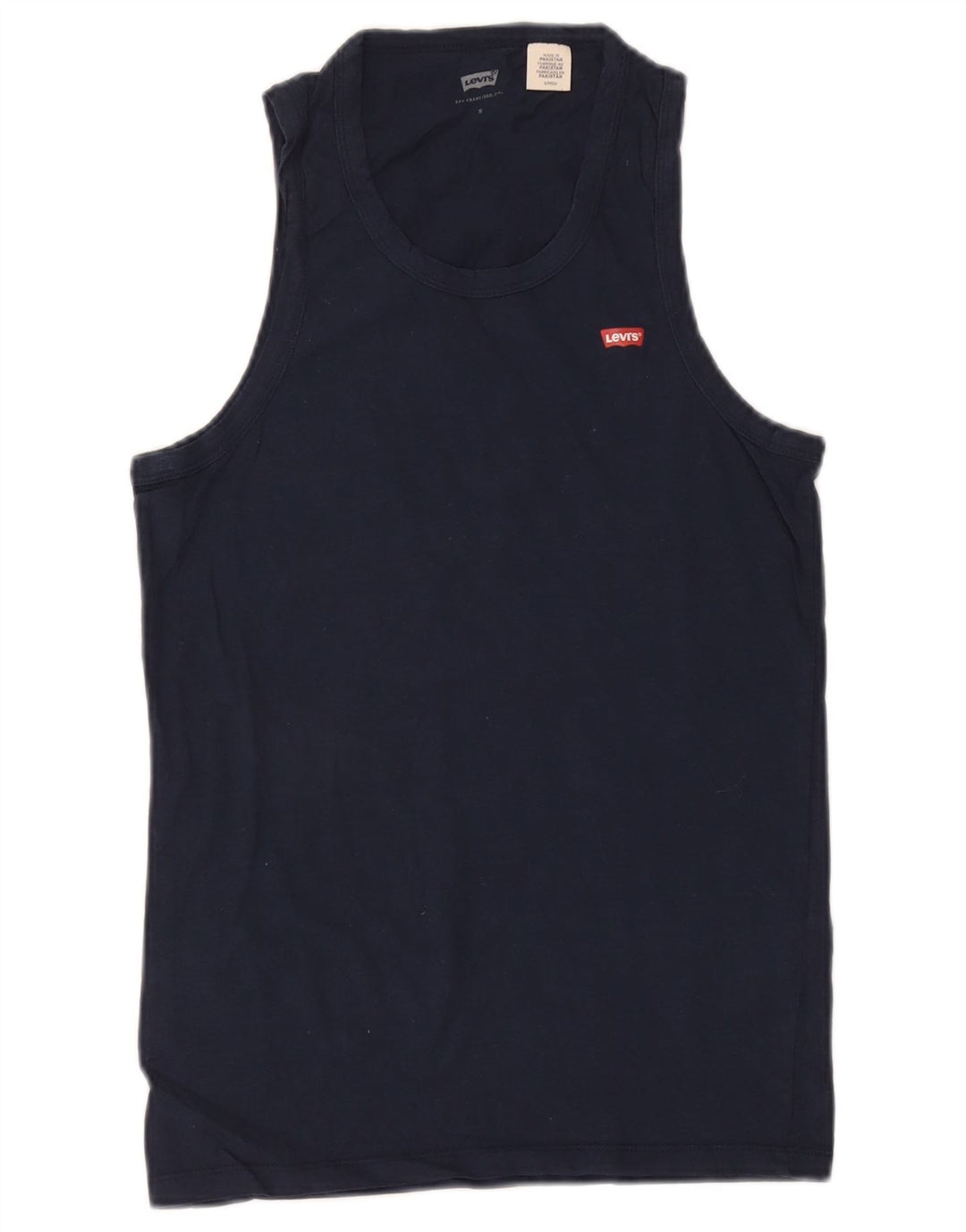 Canotta da donna Levi's UK 10 piccola in cotone blu navy