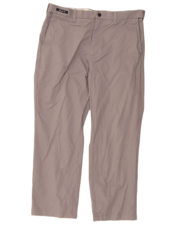 Marks & Spencer Ανδρικό Παντελόνι Chino Straight Blue Harbour W36 L29 Γκρι