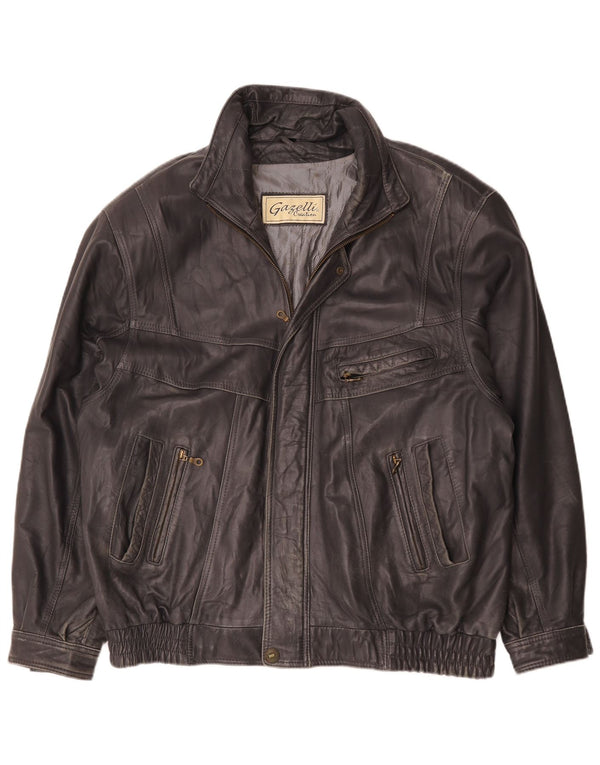 Gazelli Herren Lederjacke UK 44 2XL Schwarz