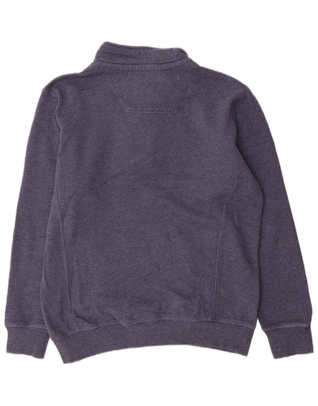 Joules Mens Zip Neck Sweatshirt Jumper Medium Navy Blue Cotton