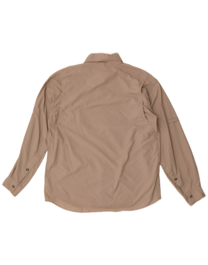 Camisa Columbia Hombre Pequeña Nylon Beige