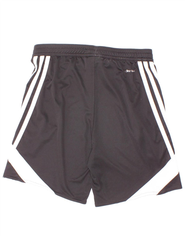 Adidas Boys Sport Shorts 9-10 Years Medium Black Colourblock Polyester