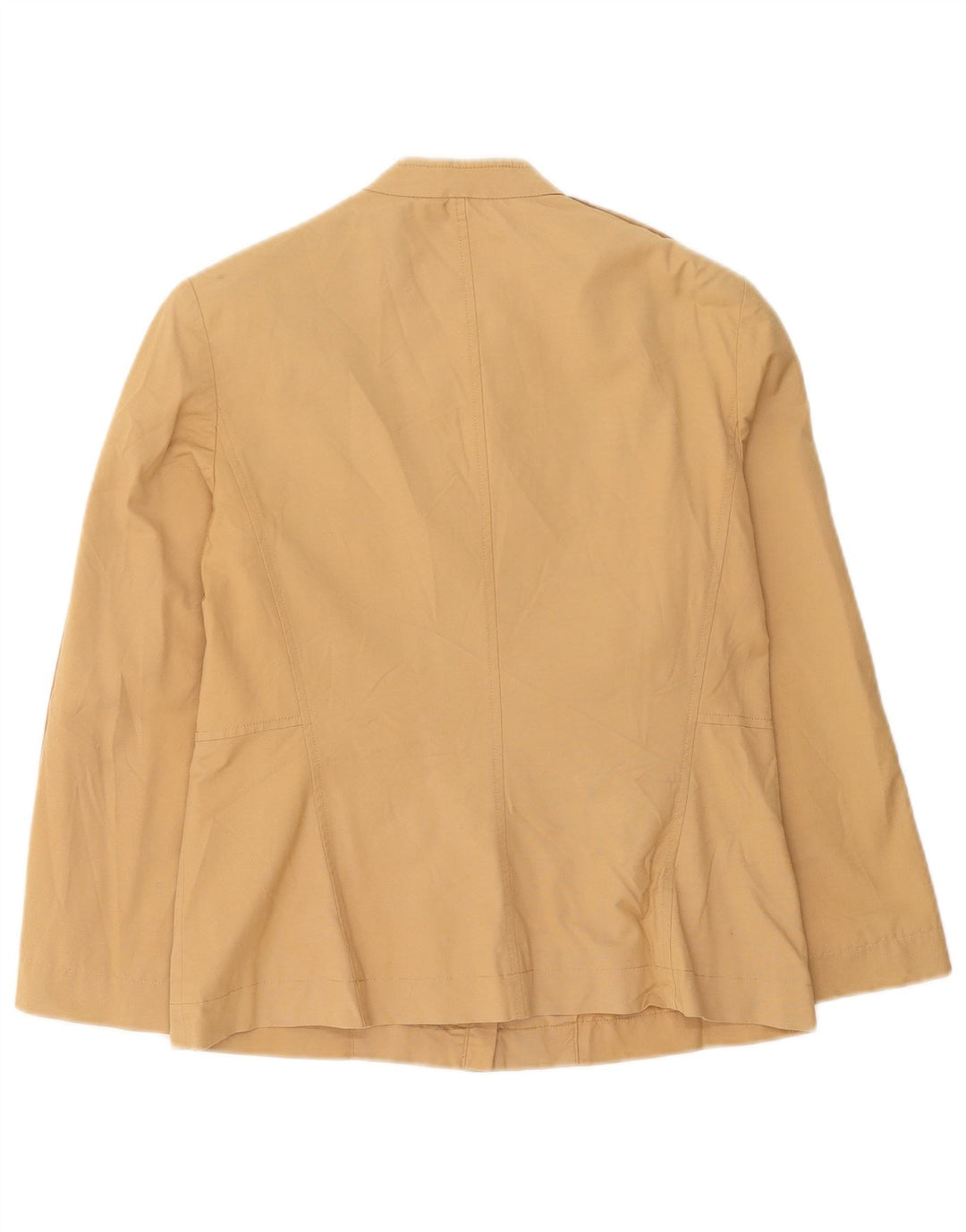 Marella Womens Utility Jacket UK 14 Large Beige Cotton