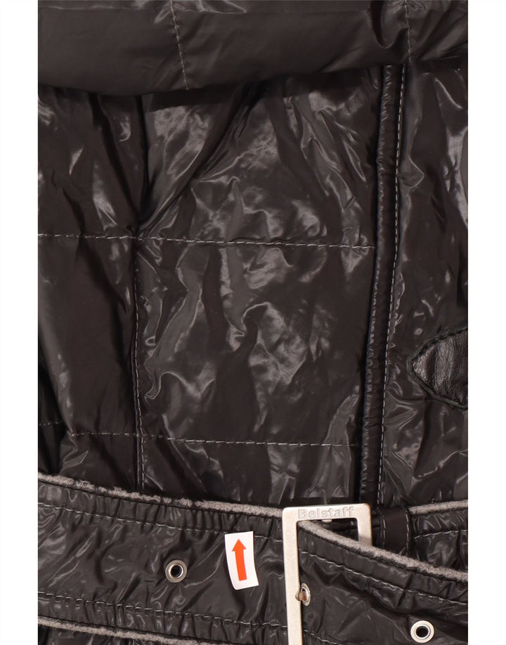 BELSTAFF Womens Padded Coat IT 42 Medium Black Polyamide Classic