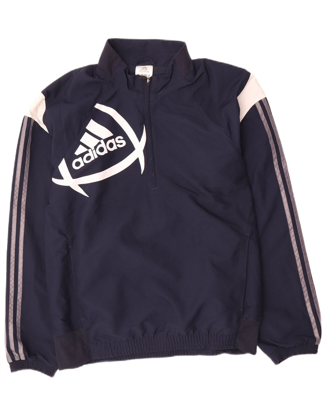 Adidas Grafisk træningsdragt topjakke til mænd Medium Navy Blue Colourblock