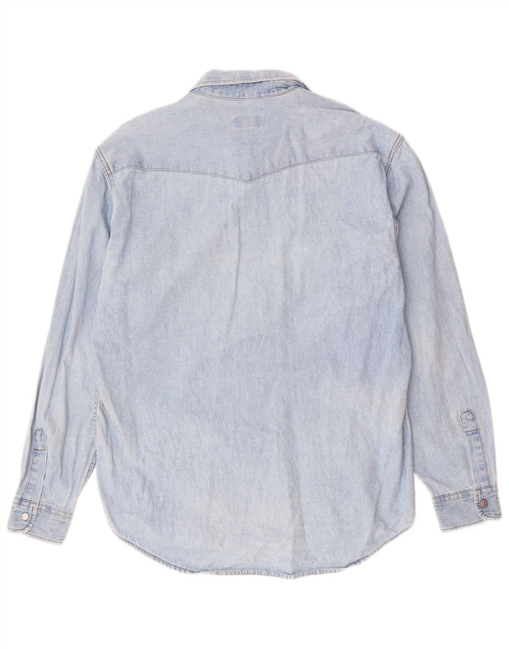 CARRERA Herren-Jeanshemd aus mittelblauer Baumwolle