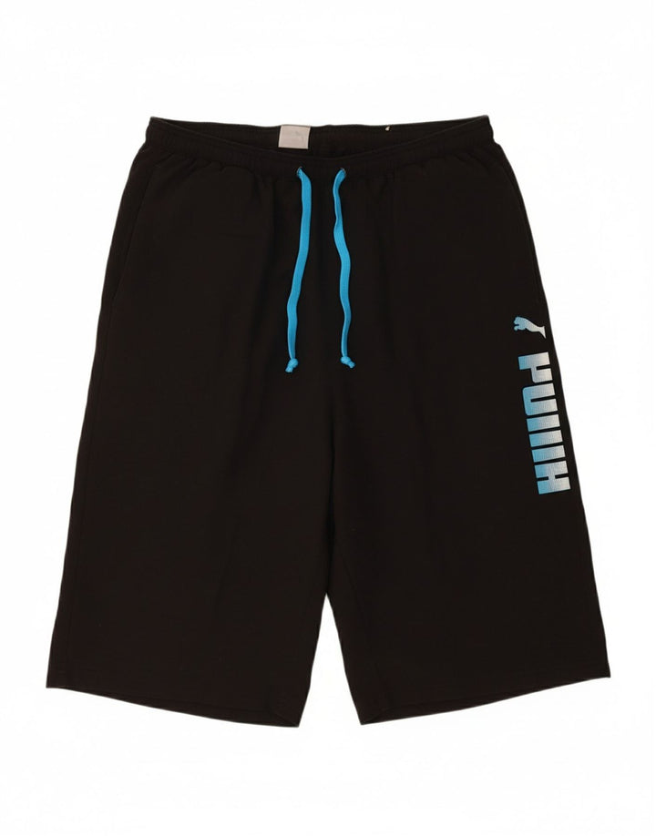 PUMA Mens Sport Shorts 2XL  Black Polyester