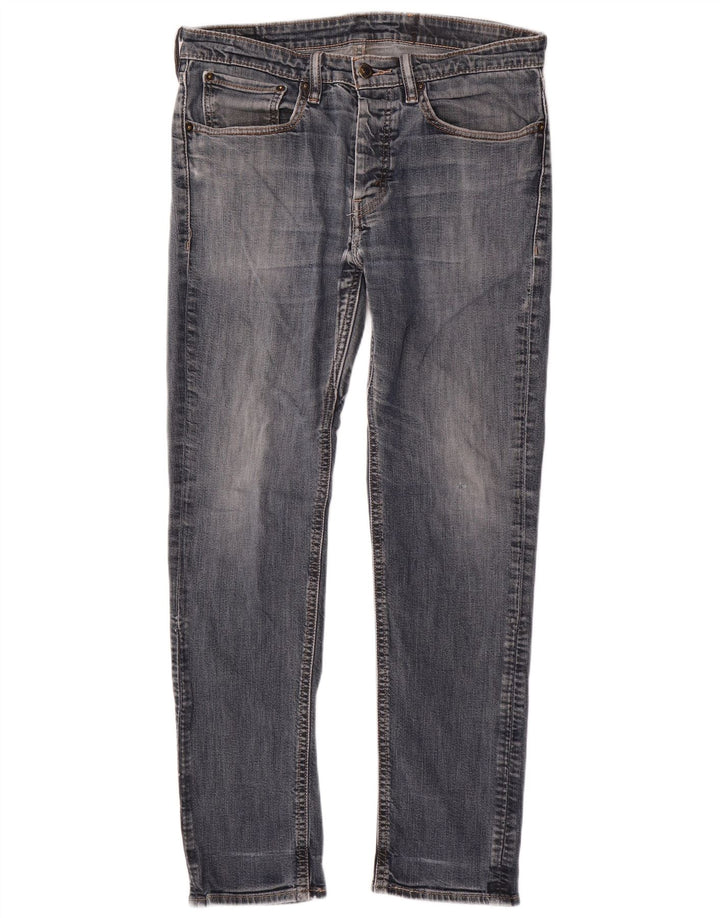 Levi's Mens 511 Slim Jeans W34 L30 Blue Cotton