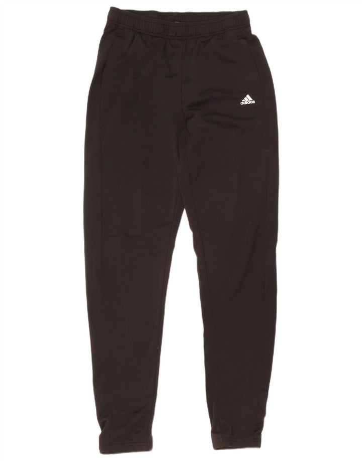 Adidas Boys Tracksuit Trousers 14-15 Years  Black Polyester