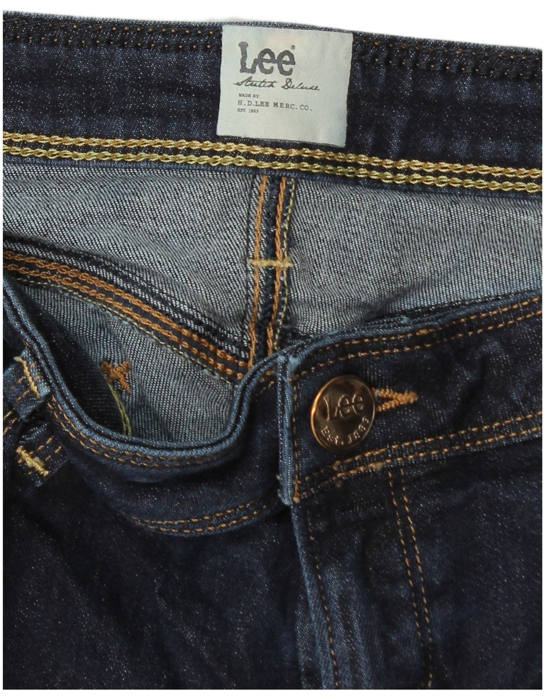 Lee Womens Skinny Jeans W28 L30 Navy Blue