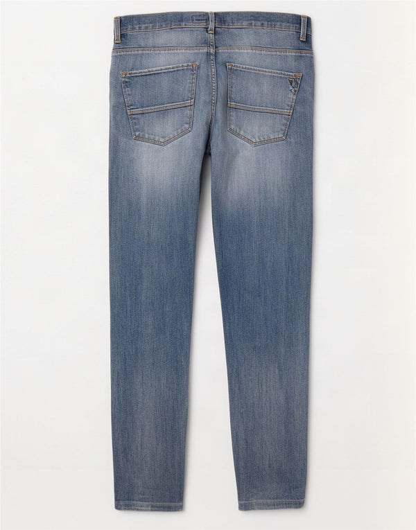 Trussardi Mens Slim Jeans W32 L30 Blue Cotton