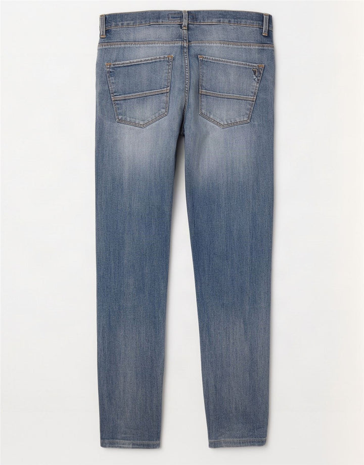 Jeans Slim Uomo Trussardi W32 L30 Blu Cotone