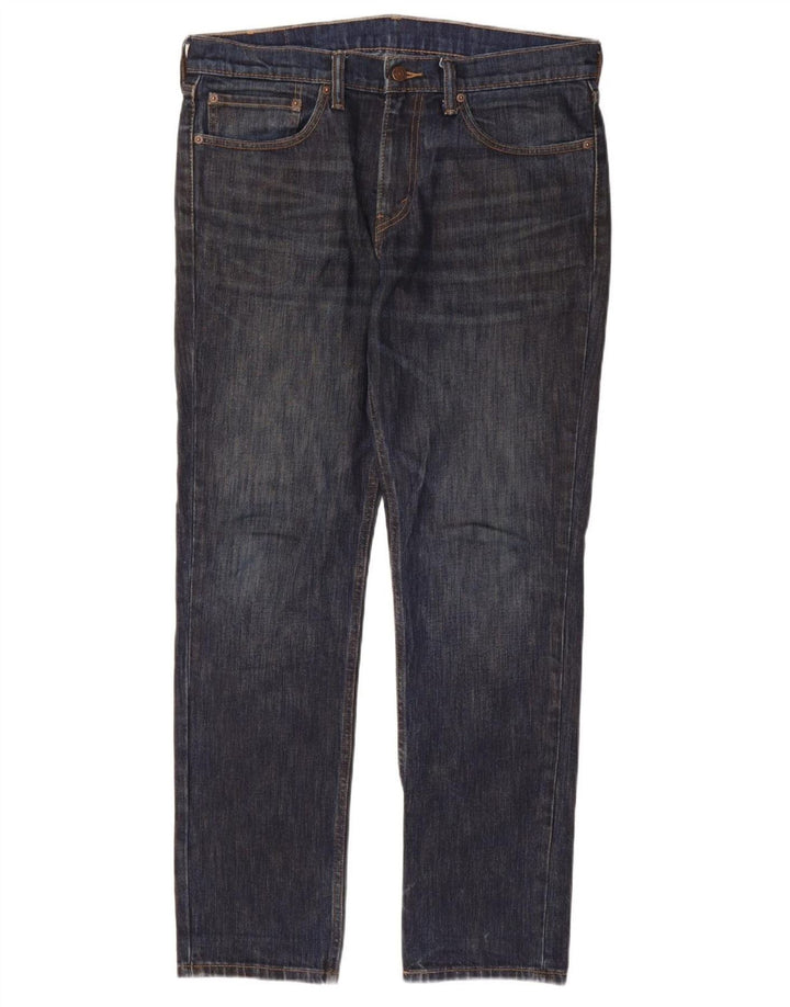 Levi's Mens 511 Slim Jeans W34 L32 Navy Blue Cotton