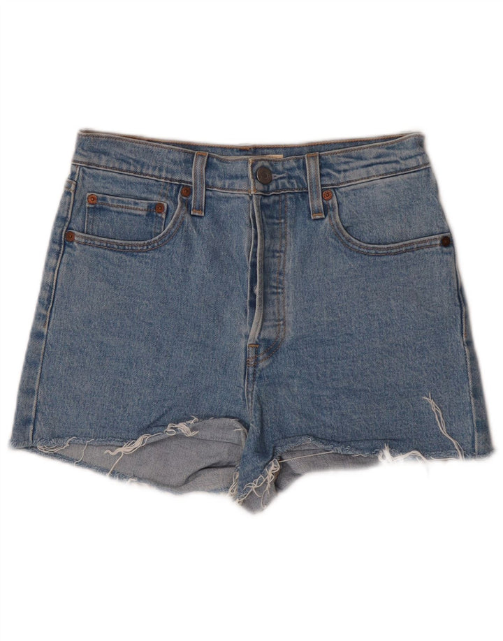 Pantaloncini di jeans da donna Levi's W28 cotone blu medio