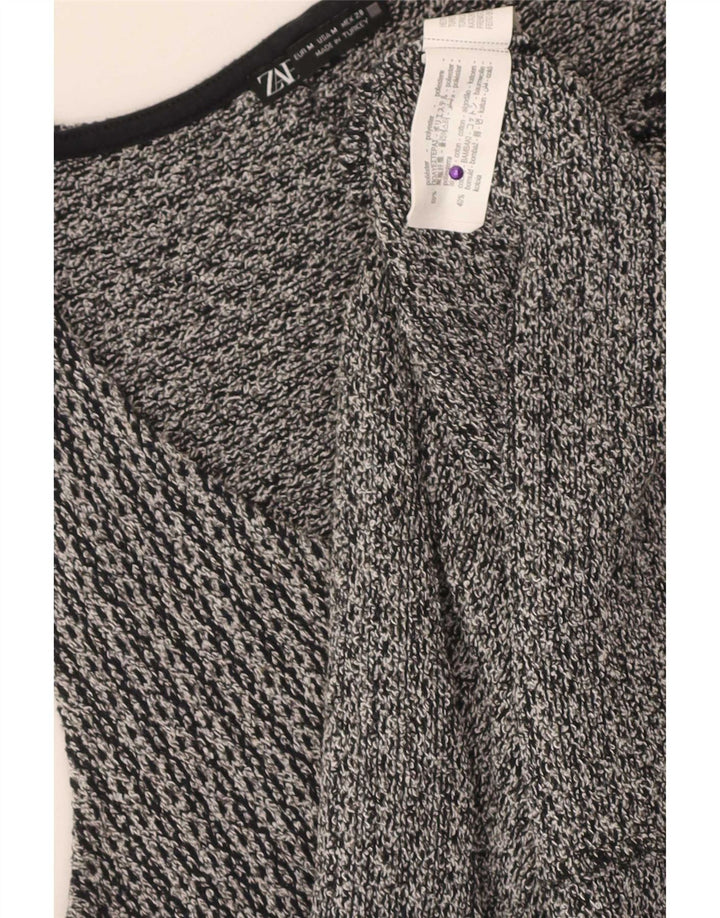 Zara Femme Débardeur UK 12 Gris Moyen Polyester