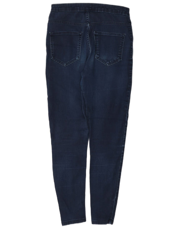 Marks & Spencer Vaqueros pitillo para mujer UK 10 Small W27 L27 Azul marino Algodón