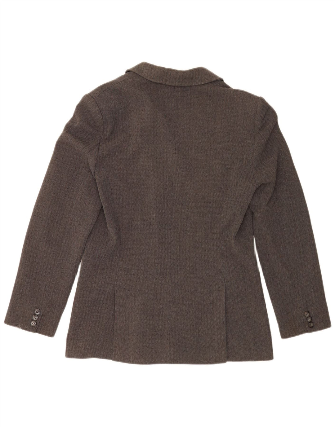 Max Mara Womens Weekend Blazer Jacket UK 16 Large Grey Chevron