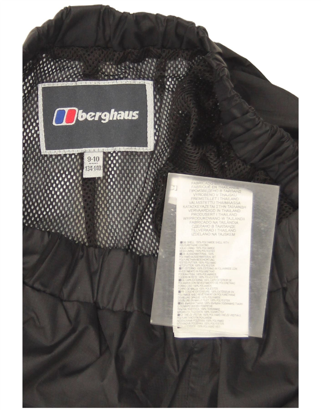 Berghaus Boys Waterproof Trousers 9-10 Years  Black Polyamide