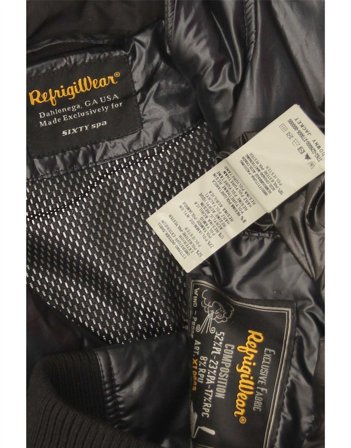Giacca imbottita da uomo Refrigiwear UK 40 grande poliestere nero