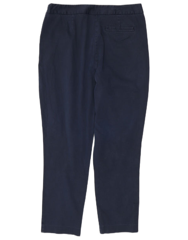Laura Ashley Damen Slim Casual Hose UK 12 Medium W32 L27 Marineblau