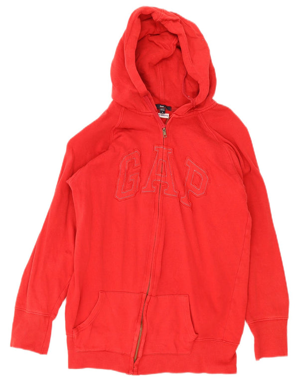 Gap Boys Graphic Zip Hoodie Sweater 11-12 Years Medium Red