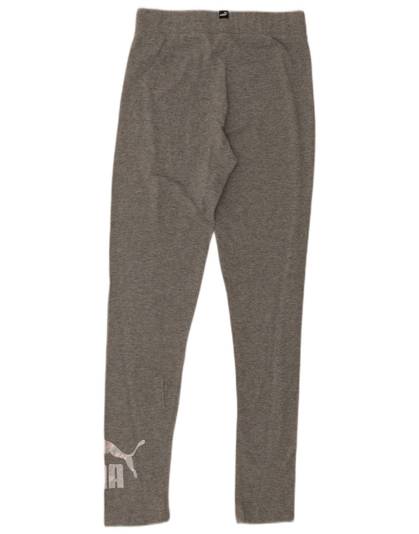 Leggings Puma Menina Graphic 15-16 Anos Cinzento Algodão