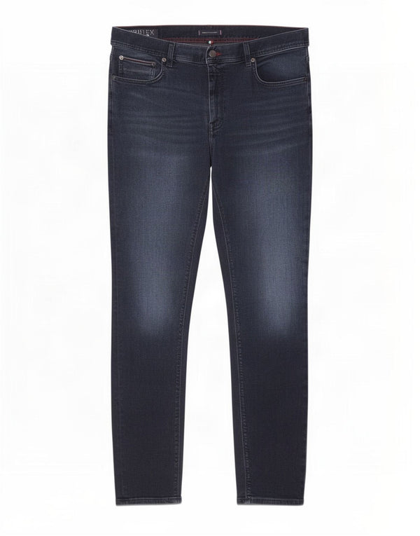 Tommy Hilfiger Mens Bleecker Slim Jeans W38 L32 Navy Blue Cotton