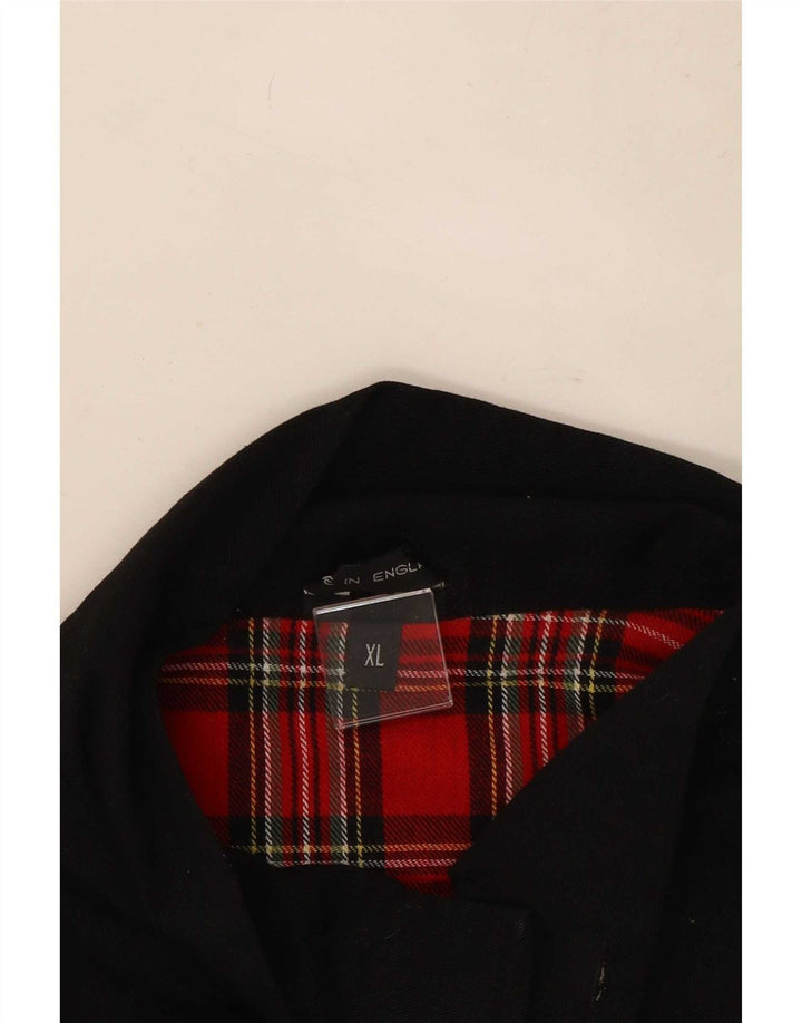 Męska kurtka bomber w stylu vintage UK 42 XL, czarny poliester