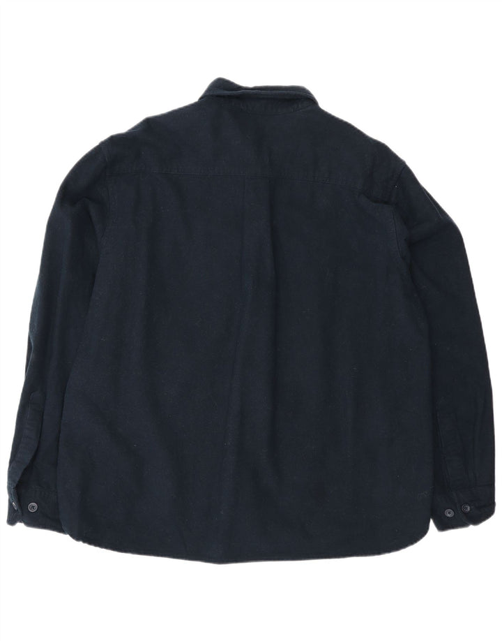 Eddie Bauer Herreskjorte Medium Navyblå Bomuld