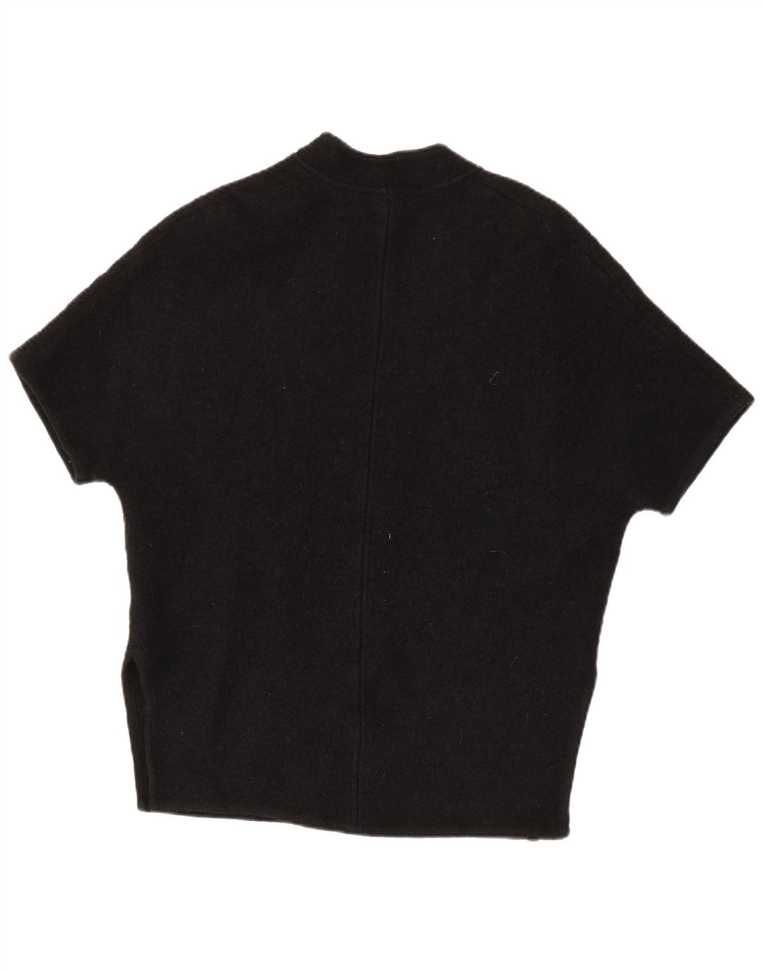 MONSOON Womens Short Sleeve Cardigan Sweater UK 14 Medium Black Wool Vintage Monsoon and Second-Hand Monsoon from Messina Hembry 