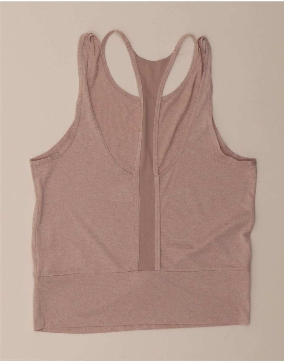 Nike Womens Dri Fit Vest Top UK 12 Medium Pink Polyester