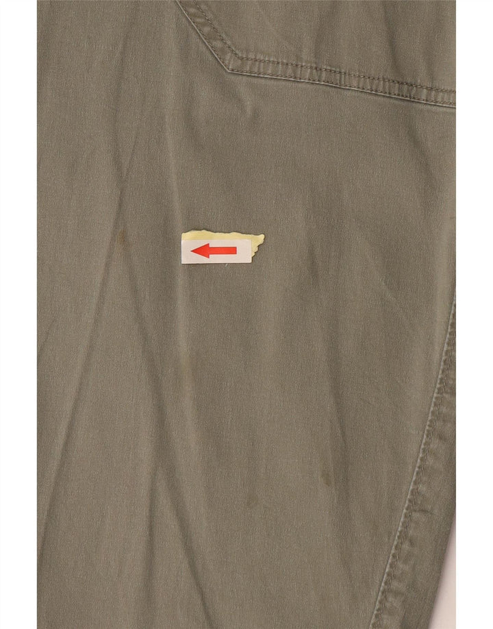 Lee Womens Capri Trousers W40 L19 Grey Cotton