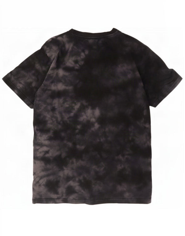 Damska koszulka z grafiką Ellesse Top UK 12 Medium Black Tie Dye Cotton