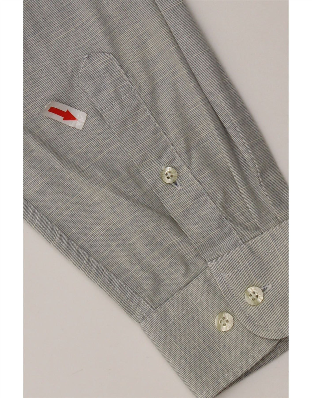Lacoste Mens Shirt Size 39 Medium Grey Cotton