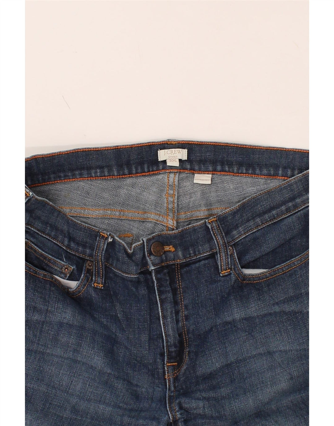 J. CREW Womens Straight Jeans W32 L30 Blue Cotton Vintage J. Crew and Second-Hand J. Crew from Messina Hembry 