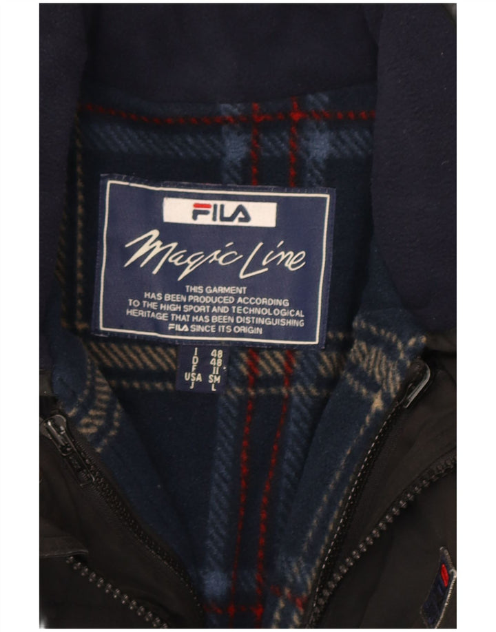Giacca utility da uomo Fila IT 48 Medium Nero Poliestere