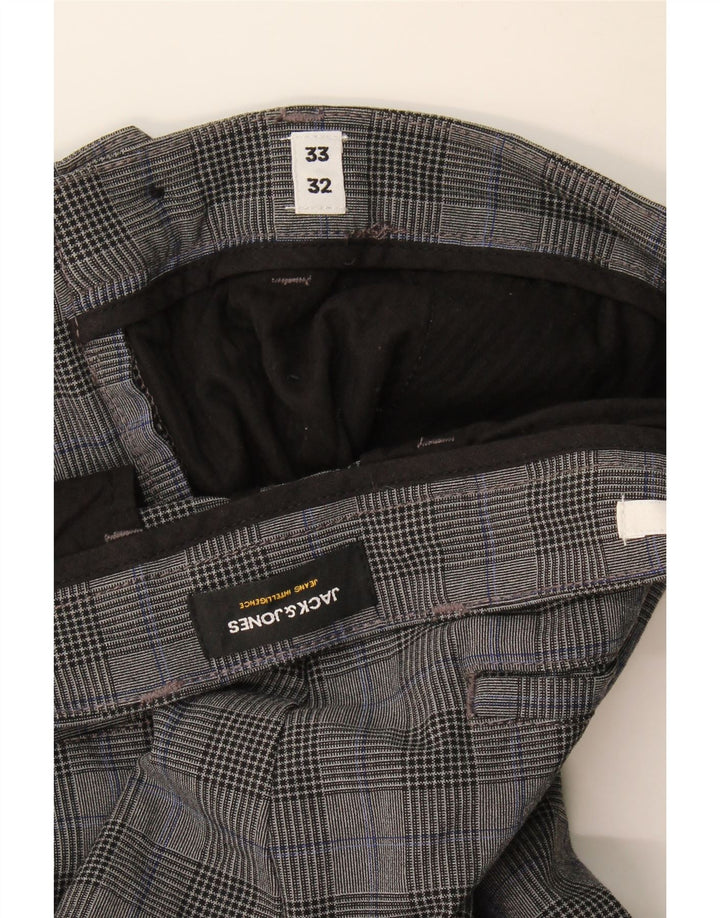 Jack & Jones Herre Slim Suit Bukser W33 L32 Grå ternet
