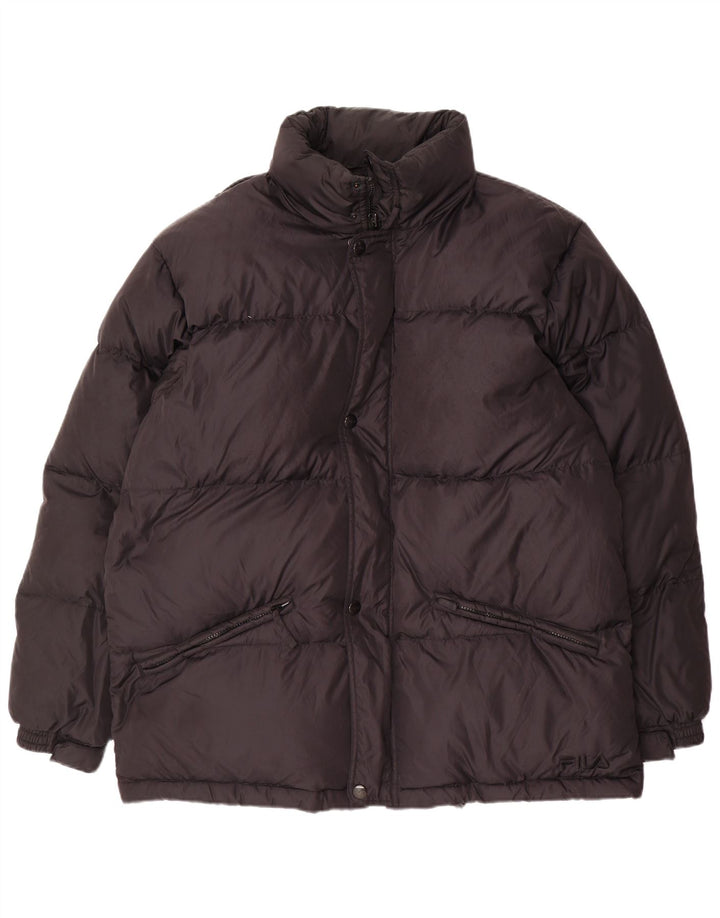 Fila Mens Padded Jacket IT 52 XL Black Polyamide Winter
