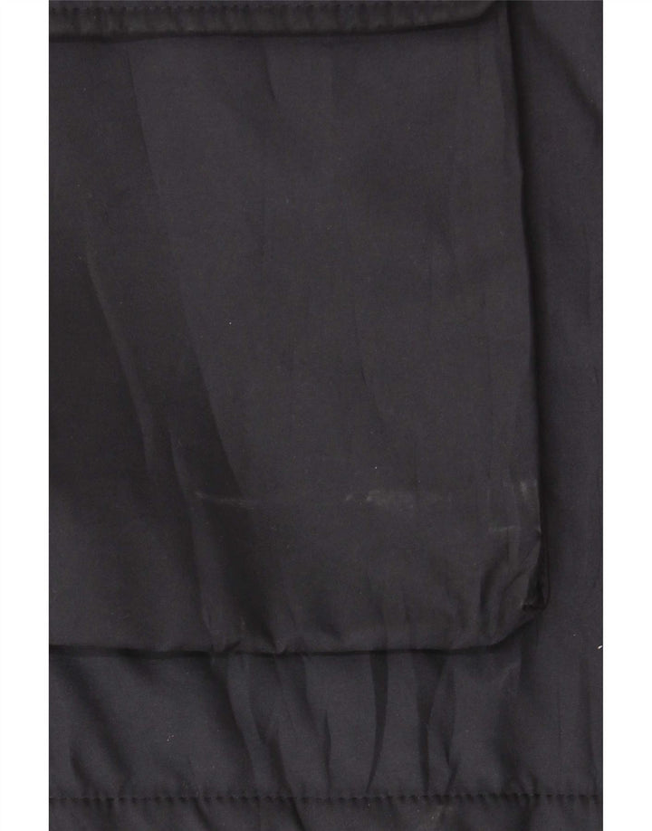 Bond Street Mens Windbreaker Coat IT 52 XL Navy Blue Polyester