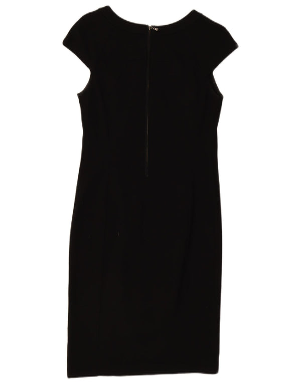 Abito tubino da donna Ted Baker taglia 2 piccolo in viscosa nera