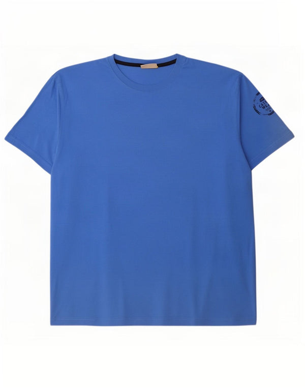 T-shirt da uomo Camel Active Top 3XL in cotone blu