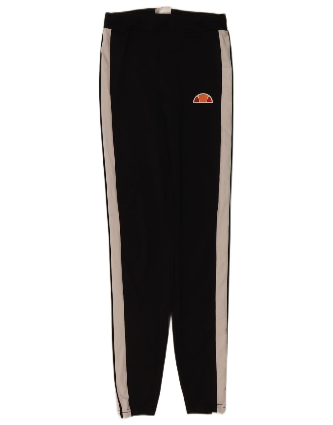 ELLESSE Womens Leggings UK 8 Small  Black Colourblock Polyester