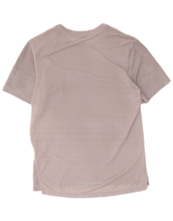 Nike Mens Dri Fit T-Shirt Top Small Grey Flecked Polyester